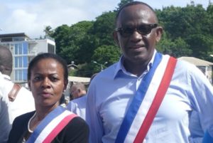 Saïd Omar Oili et Anchya Bamana lors d'un rassemblement Républicain