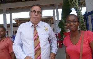 Laurent Sabatier et Anfiati Houmadi Djoumbe, Secrétaire générale du CDAD