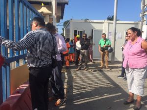 Laurent Sabatier et Ida Nel au port de Longoni