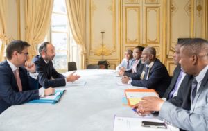 La délégation du conseil départementale reçue par Edouard Philippe (Photo : cd976)