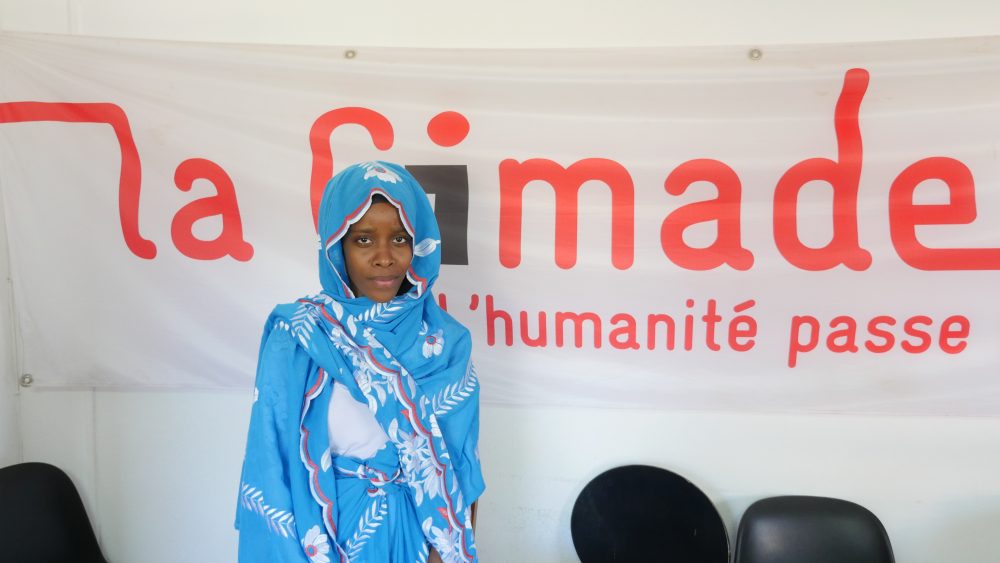Hairiya Hassani, porte parole du Collectif des étudiants étrangers dans les locaux de la Cimade le 23 juillet dernier