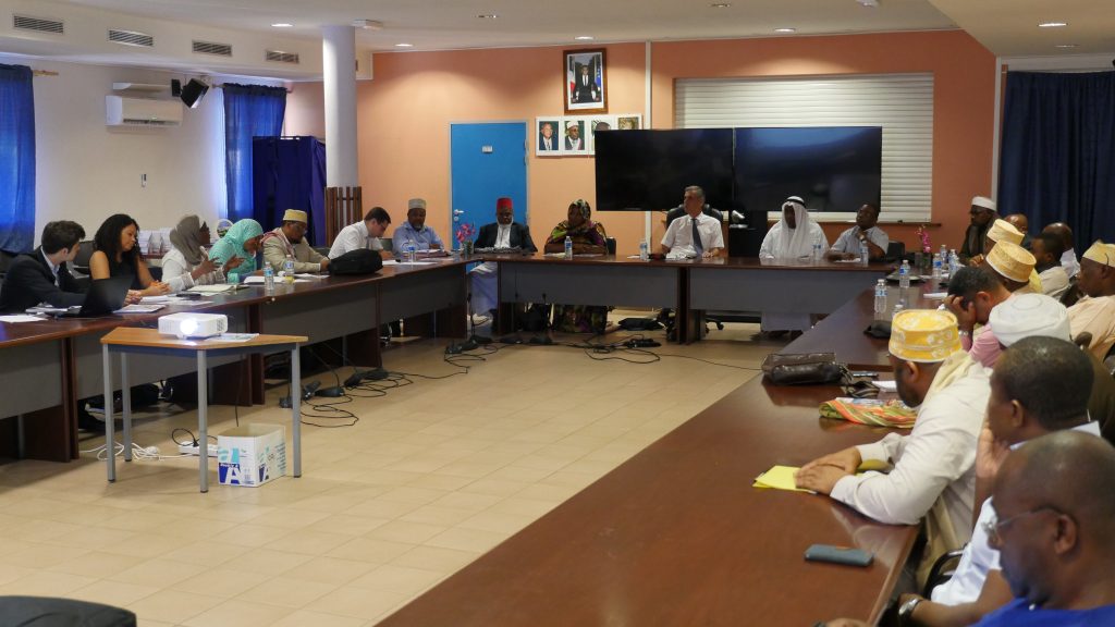 Réunion inaugurale des Assises territoriales de l’islam de France à la mairie de Mamoudzou
